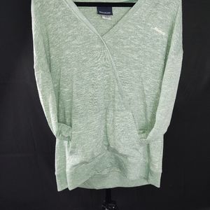 Reebok seafoam green knit hoodie